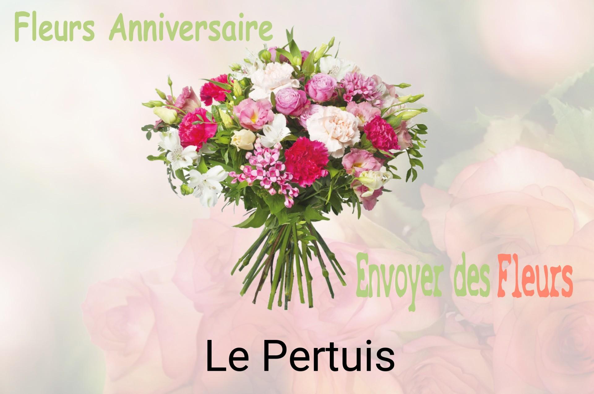 Bouquet de fleurs d’anniversaire livré à Le Pertuis